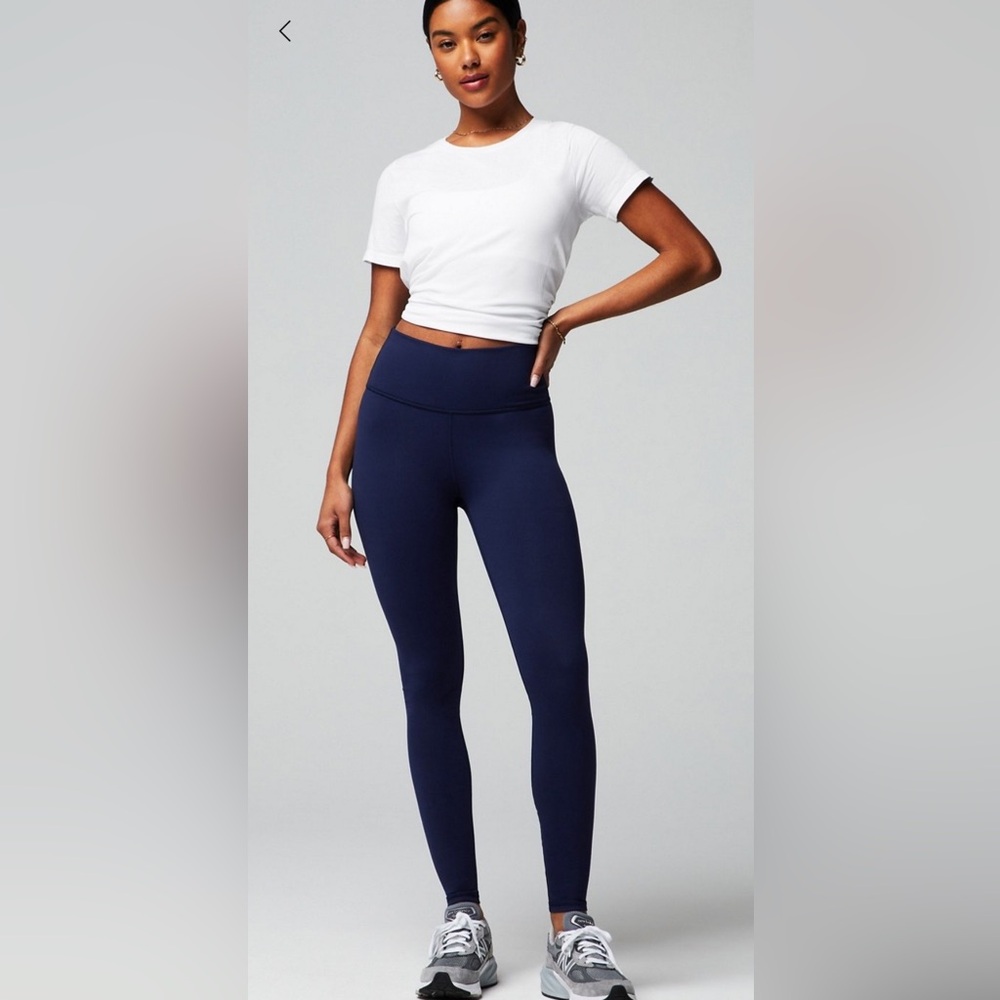 Fabletics Deep Navy Define Powerhold high waisted leggings